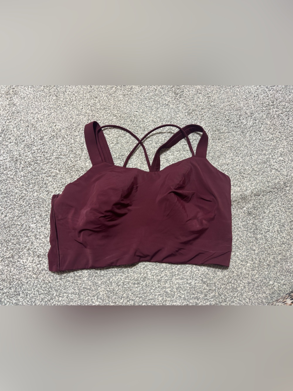 lululemon athletica Strappy Seamless Bralette - Burgundy